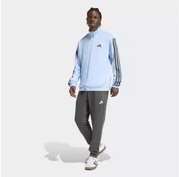 Adidas 3-Stripes French Terry Trainingsanzug (KC1363) glow blue