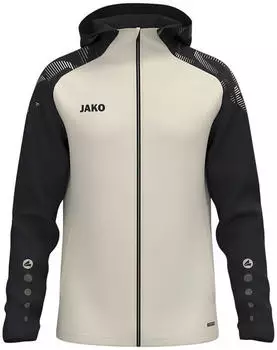 JAKO Sonic Kapuzenjacke Kinder Regular Fit (6826) off white/schwarz
