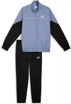 Puma Poly Colorblock Anzug Trainingsanzug Regular Fit (691772) gray sky