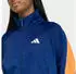 Adidas Stadium TT Trainingsjacke dunkelblau/pure orange/sanftes weiß