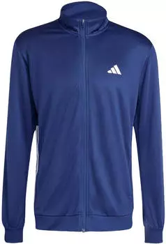 Adidas Workout Essentials All-Set 3-Stripes Knit Track Top (KC8151) dunkelblau/wei&szlig;