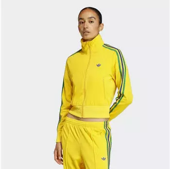 Adidas FB Classic TT Trainingsjacke (KC6566) eqt gelb/gr&uuml;n/collegiate royal