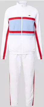 Lacoste Colour Block Trainingsanzug (WH0226) weiss
