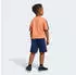 Adidas JG TR-ES 3S SET Trainingsanzug Slim Fit (KE6074) dusky orange/dunkelblau