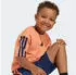 Adidas JG TR-ES 3S SET Trainingsanzug Slim Fit (KE6074) dusky orange/dunkelblau