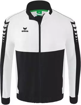 Erima Six Wings Pr&auml;sentationsjacke schwarz/wei&szlig;