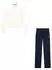 Champion ICONS Full Zip Suit Trainingsanzug 2-tlg (117988) creme/navy