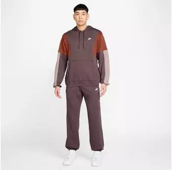 Nike Club Fleece-Trainingsanzug mit Kapuze Herren (HV1165-502) tattoo/white/black/white