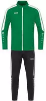 Jako M9123-200, JAKO Power Polyester Trainingsanzug 200 - sportgr&uuml;n S Herren