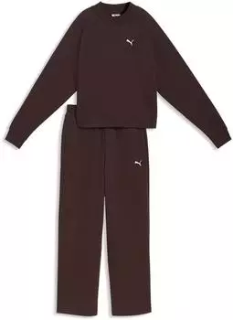 Puma Loungewear Standard Sweat Suit FL CL Trainingsanzug (693995) braun
