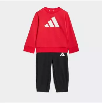 Adidas I BL FT JOG 240 Trainingsanzug (2-tlg) (KR6782) pure ruby/weiß