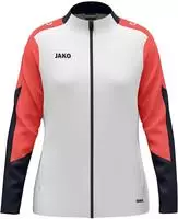 Jako 9370D-026, Jako Polyesterjacke Dynamic - wei&szlig;/coral/marine - L