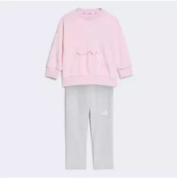 Adidas INF SWTP SET Trainingsanzug (2-teilig) (KS7598) clear pink/schwarz