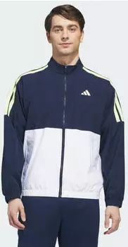 Adidas Twistweave Full-Zip Windbreaker white/collegiate navy