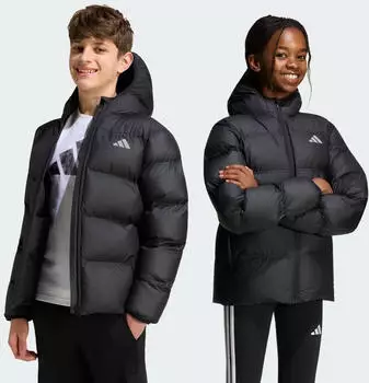 Adidas Regenjacke black / reflective silver