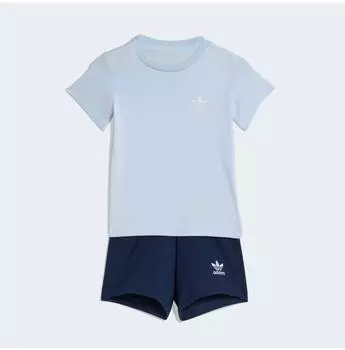 Adidas TEE SET Trainingsanzug (AP1071) navy/hellblau/weiß