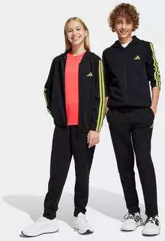 Adidas Essentials Kids Trainingsanzug (KZ0164) schwarz/pure lemon