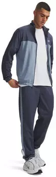 Under Armour EMEA Tracksuit Novelty Trainingsanzug (6009355) grau/weiß