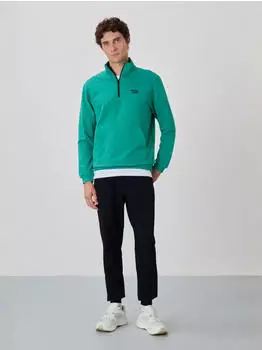 Tommy Hilfiger Herren Zip-Sweatshirt und Hosen Set (MIY9482W060C) grün