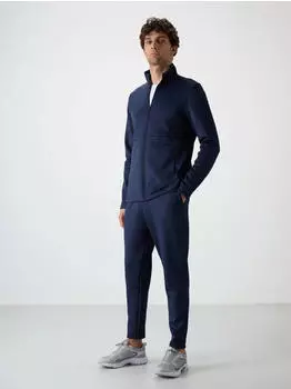 Tommy Hilfiger Polyester Scuba Aktive Set mit Reißverschlusskragen marine
