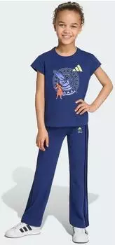 Adidas Disney Set T-Shirt & Leggings (KG6134) dark blue/semi frozen lemon