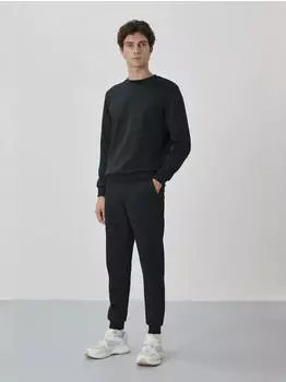 Tommy Hilfiger Baumwolle-Polyester Fleece Sweatshirt und Hose Set (8684404921738) saphir