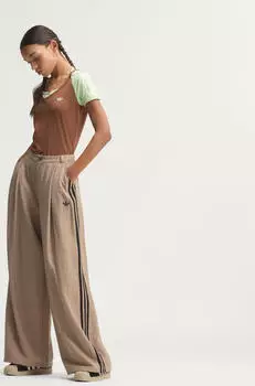Adidas CHECKS TROUSER HOSE LOCKER GESCHNITTEN Crystal Linen / Aurora Coffee / Orbit Green / Vermillion (LE8309)