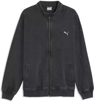 Puma FUTURE. .ARCHIVE T7 Relaxed Washed Twill Trainingsjacke Unisex Schwarz (636718-01)