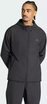 Adidas D4T CLIMAWARM Jacke durchgehender Rei&szlig;verschluss Black (KG4782)