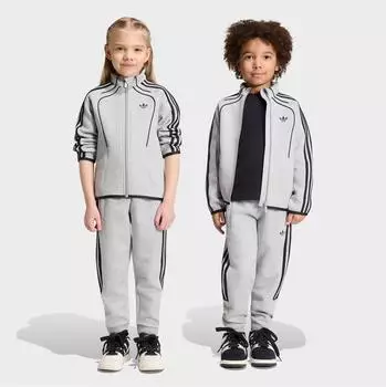 Adidas Training Suit TS (2-teilig) grau/schwarz