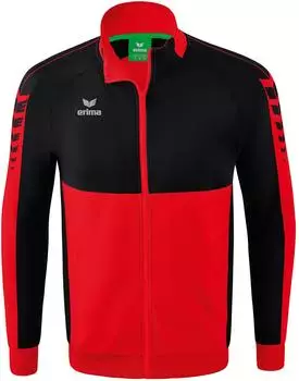 Erima Six Wings Trainingsjacke (1032277) schwarz/rot