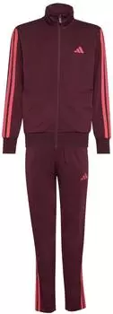 Adidas Essentials Climacool Kids Trainingsanzug Regular Fit (KQ7814) maroon/pure turbo