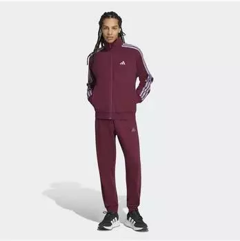 Adidas 3-STREIFEN FLEECE TRAININGSANZUG Team Maroon 2 / Slate (KY2281)