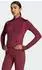 Adidas PrimeLift Essentials Workout-Jacke glänzendes Material Reißverschluss Maroon (KQ9686)