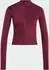 Adidas PrimeLift Essentials Workout-Jacke glänzendes Material Reißverschluss Maroon (KQ9686)