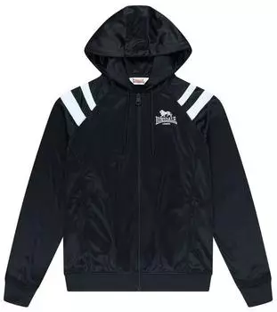 Lonsdale Golders Trainingsjacke mit Kapuze Regular Fit black/white