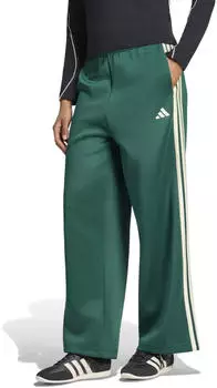 Adidas Damen Stadion 3-Streifen Trainingshose (KR5303) dunkelgrün/weiß