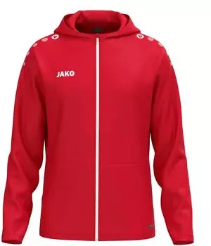 JAKO Team Coach Kapuzenjacke Kinder (6800K) rot