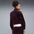 Puma ESS Elevated Velour Relaxed Short Length Hoodie (694854) ruby noir