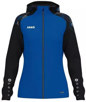 JAKO Sonic Kapuzen-Trainingsjacke (6826D) royal/schwarz