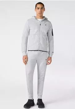 Champion Sportwear Zip-Up Hoodie Sweatsuit Slim Fit Jogginganzug (222696) grau