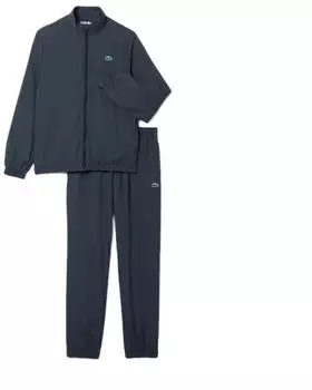 Lacoste Colour Block Trainingsanzug (WH6776) dunkelgrau/schwarz