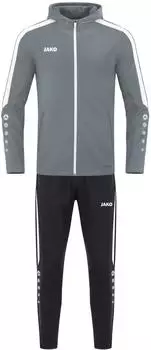 JAKO Power Trainingsanzug mit Kapuze (M9423) steingrau