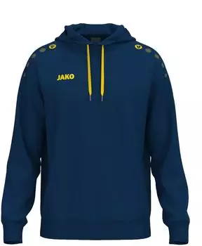 JAKO One Cotton Kinder Kapuzenpullover Regular Fit (6701-941) navy/citro