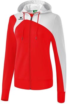 Erima Club 1900 2.0 Trainingsjacke mit Kapuze Damen rot/weiß