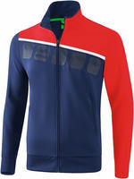 Erima 1011907-M, Erima Trainingsjacke 5C navyblau/rot Herren, Gr&ouml;&szlig;e: M