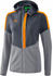 Erima Squad Trainingsjacke mit Kapuze (103205) slate grey/monument grey/new orange