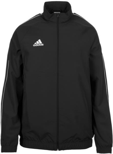 Adidas Core 18 Präsentationsjacke Kinder schwarz/weiß