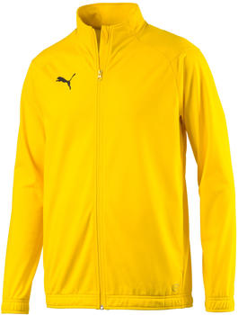 Puma Football Kids' LIGA Sideline Core Jacket (655947) cyber yellow/puma black