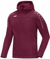 JAKO Classico Kapuzenjacke maroon M